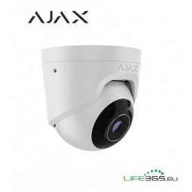 Ajax Telecamera Dome IP PoE (TurretCam) (5 Mp/2.8 mm) bianco