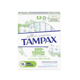 Tampax Organic Super Tampon 16 Unità