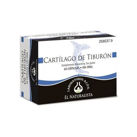 El Natural Cartilago De Tiburon 500 Mg X 60 Caps