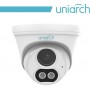 3MP Uniarch Turret IPCamera,Ottica fissa 2.8mm, Dual Light