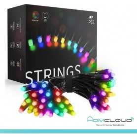 Stringa di Luci decorative a Led Smart OUTDOOR RGB-IC Wi-Fi+Bluetooth 10M IP65