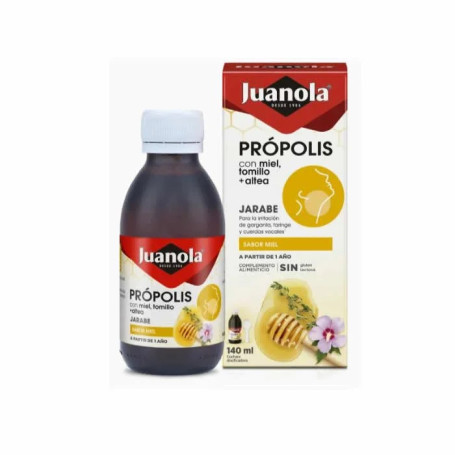 Juanola Sciroppo di Propoli al Miele e Timo 140ml 