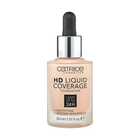 Catrice Hd Liquid Coverage Foundation Lasts Up to 24h 020-Rose Beige 30ml