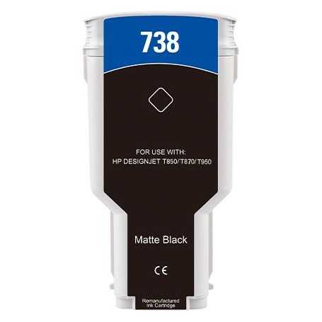 300ML Black Reman HP DesignJet T850,T870,XT870,XT950498N8A