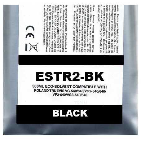 Black Pigment Eco-Solvent Ink Bag Compa Roland TrueVIS SG2,VG2,VF2,SG3,VG3500ML