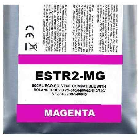 Magente Eco-Solvent Ink Bag Compa Roland TrueVIS SG2,VG2,VF2,SG3,VG3500ML