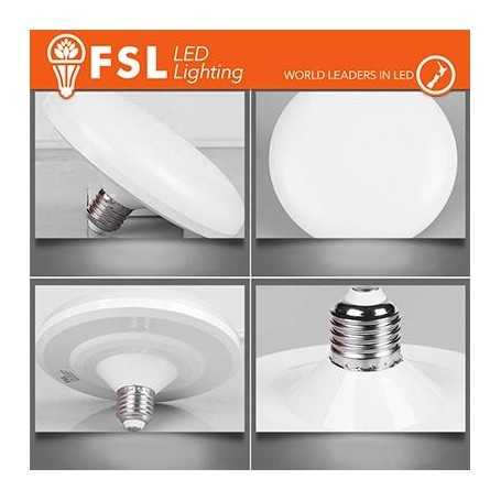 Lampada UFO - 16W 4000K 1200LM 150x88mm CRI80 E27