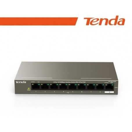 Tenda Switch 9 porte 10/100 8 porte PoE 63W - TEF1109P-8-63W EOL