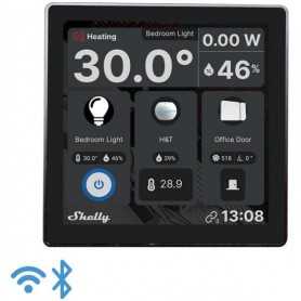 Shelly Wall Display - Pannello a muro con Display touch Nero