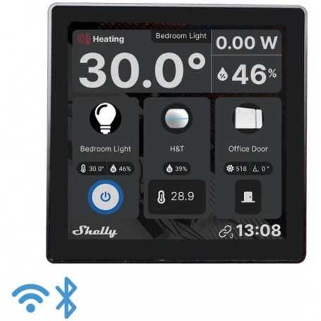 Shelly Wall Display - Pannello a muro con Display touch Nero