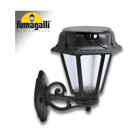 BISSO/ROSETTA NERO SATIN SOLAR LED Ø150 PIR CCT SET
