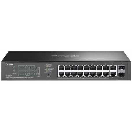 Omada 20-Port Gigabit Easy Managed Switch with 16-Port PoE+