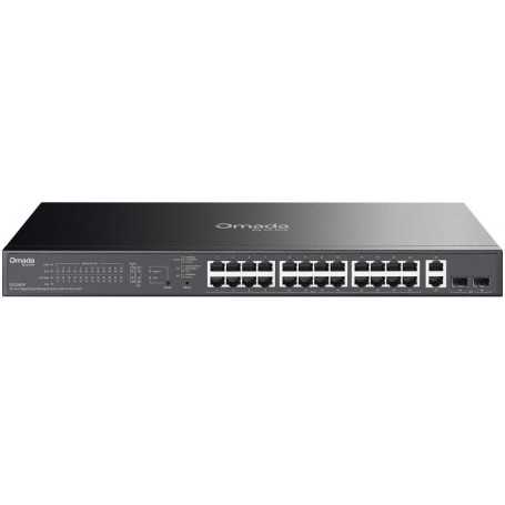 Omada 28-Port Gigabit Easy Managed Switch with 24-Port PoE+