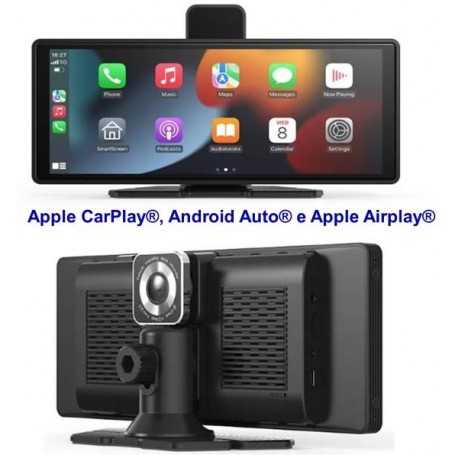 Schermo Maxcom MC01 Vibe Apple CarPlay Android Auto e Apple Airplay Dash Cam