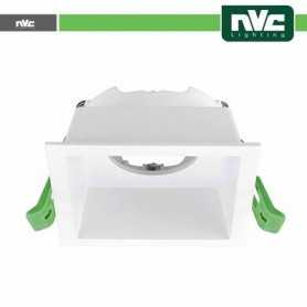 Ghiera fissa anti abbagliamento foro 75*75mm BIANCO