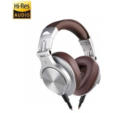 OneOdio A71 Hi-Res Cuffie DJ Cablate Audio Stereo Silver/Brown