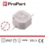 Alimentatore IP67 12V 20W 1.67A Size:59*59*28mm