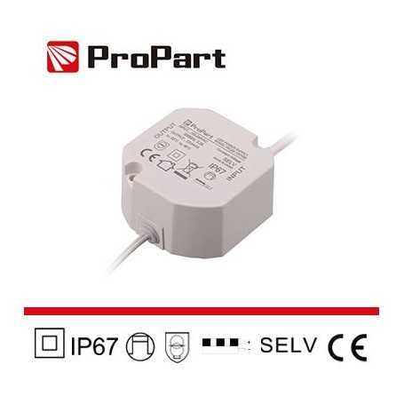 Alimentatore IP67 24V 20W 0.83A Size:59*59*28mm