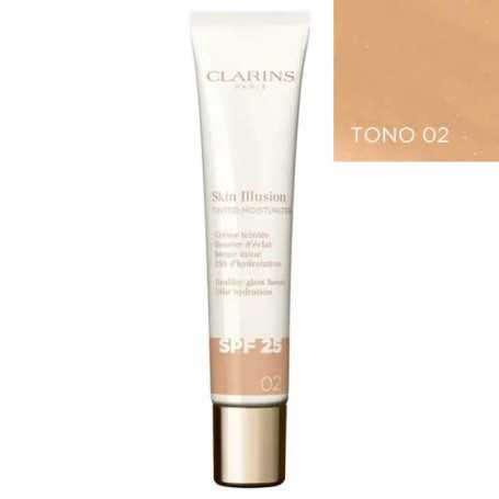 Clarins Skin Illusion Tinted Moisturizer Spf25 02 40ml