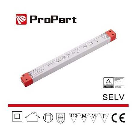 Alimentatore  SLIM: IP20 24V 100W 4.16A Size:320*30*19mm