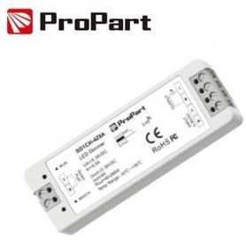 Ricevitore DIM RF LED 1 Canale - 8A, 5-36VDC, con Pulsante, RF2.4G 
