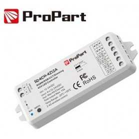 Ricevitore DIM RF LED - 4 Canali, 3A/12A, 12-24VDC