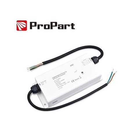 Ricevitore Controller RGB/RGBW IP67 - 4 Canali, 5A/Canale, 12-36V DC RF