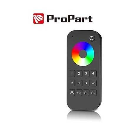 Telecomando RF RGB/RGBW - 4 Zone, 2 Scene, con Touch Wheel
