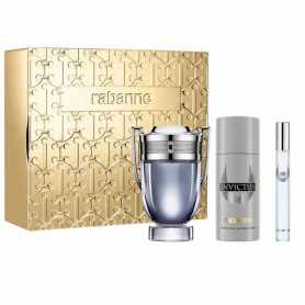 Paco Rabanne Invictus Eau De Toilette Spray 100ml Set 3 Parti