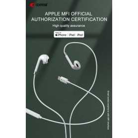 Auricolari Comma Apple Lightning Certificati MFI Voce/Musica