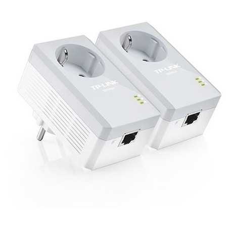 TP-Link Kit 2 powerline con Shuko passante 1 port LAN - TL-PA4010P KIT