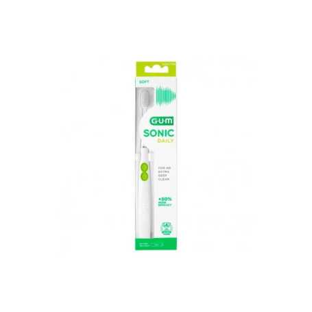 Gum Sonic Daily Spazzola Bianca A Batteria