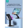 Supporto pieghevole in metallo con rotazione 360° per tablet