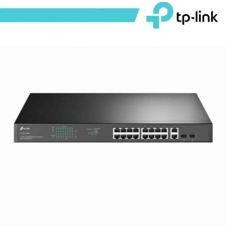 TP-Link Switch Rackmount 18 Porte Gigabit LAN, di cui 16 PoE