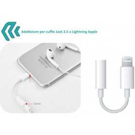 Adattatore per Audio Jack 3,5 a Apple Lightning iPhone