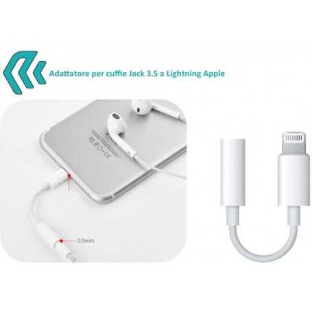 Adattatore per Audio Jack 3,5 a Apple Lightning iPhone