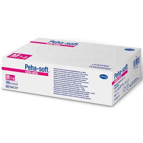 Hartmann Peha-Soft Nitrile White Di Medie Dimensioni