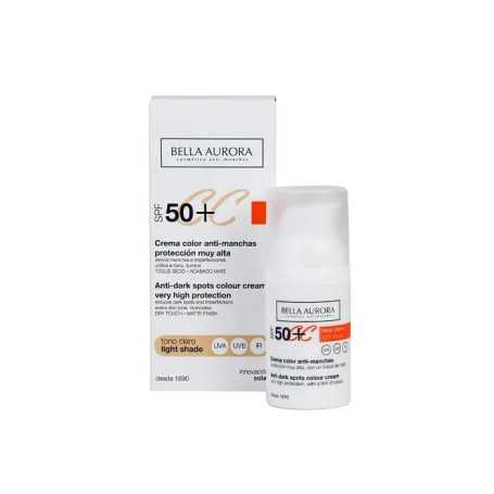 Bella Aurora CC Anti-Spot Cream Spf50 Light Tone 30ml