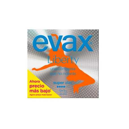 Evax Liberty Super With Wings Sanitary Towels 9+1 Unità 