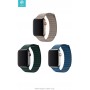 Cinturino Apple Watch serie 44mm Elegant Leather Forest Gr