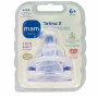 MAM SkinSoft Teat For Thick Liquids +6 Months 2 Units