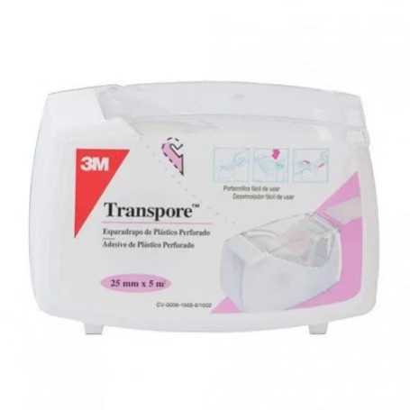 Ioox Transpore Esparadrapo Blanco 5 M X 2,5 Cm 3m