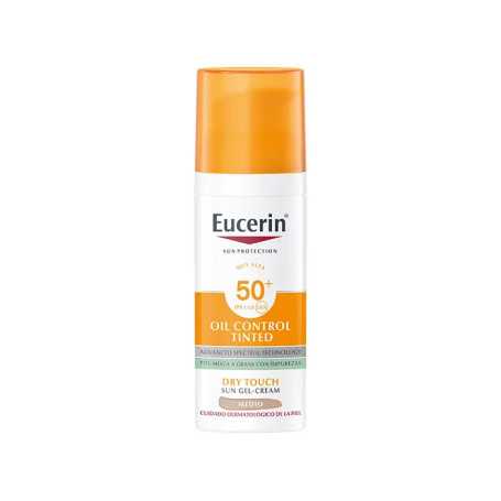 Eucerin Gel Cream Oil Control Colore Medio Spf50+ 50ml