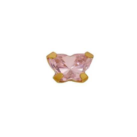 Inverness 896-10 Orecchini a farfalla rosa