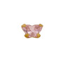 Inverness 896-10 Orecchini a farfalla rosa