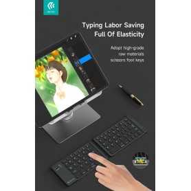 Tastiera bluetooth richiudibile Compatibile Microsoft, Android, Apple
