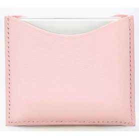 La Bouche Rouge Pink Leather Compact Case
