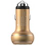 Caricabatteria da Auto Doppia Presa USB 2,4 A Acciaio Bronzo