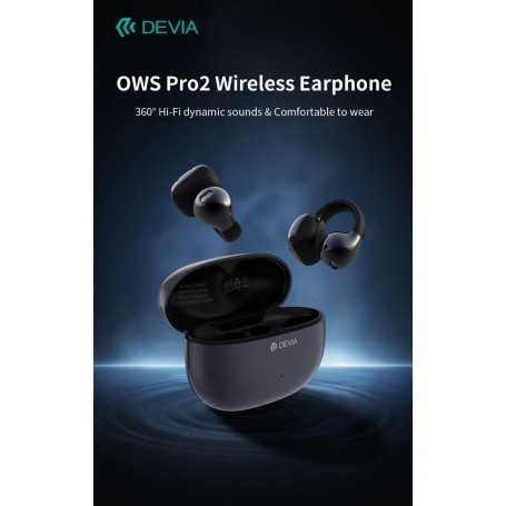 Auricolari EM402 wireless senza inserimento nell'orecchio OWS Pro2 Neri