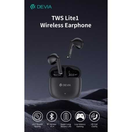Auricolari TWS EM404 Lite1 Bluetooth 5.4 Neri